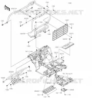PROTECTION/CHASSIS CAB pour Kawasaki MULE SX