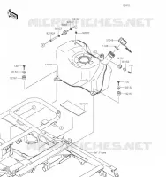 RESERVOIR CARBURANT pour Kawasaki MULE SX