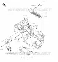 SUPPORT MOTEUR pour Kawasaki MULE SX
