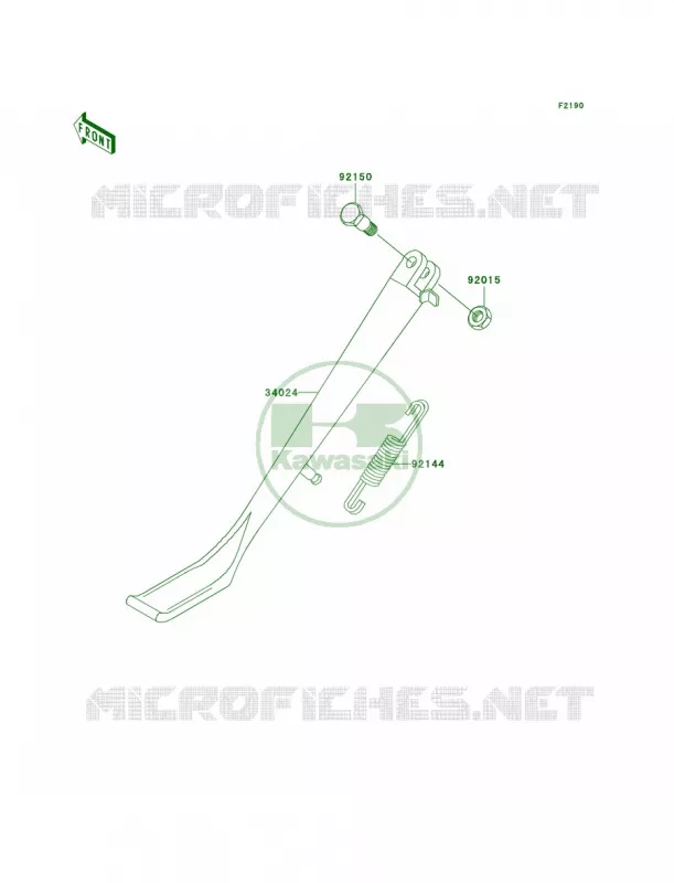 Stands Kawasaki MOTOS 800 2005 Vulcan 800  VN800-A11