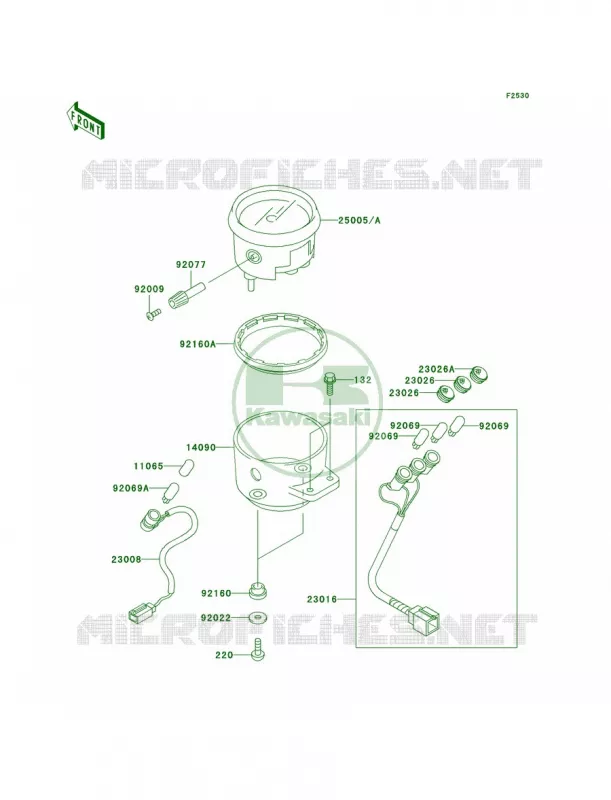 Meters Kawasaki MOTOS 125 2004 Eliminator 125  BN125-A7