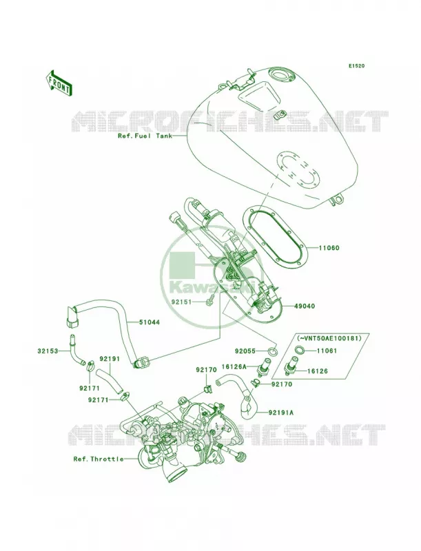 Fuel Pump Kawasaki MOTOS 1500 2004 Vulcan 1500 Drifter  VN1500-R4