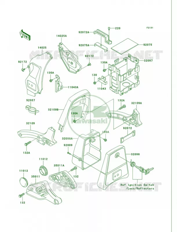 Frame Fittings Kawasaki MOTOS 750 2004 Vulcan 750  VN750-A20