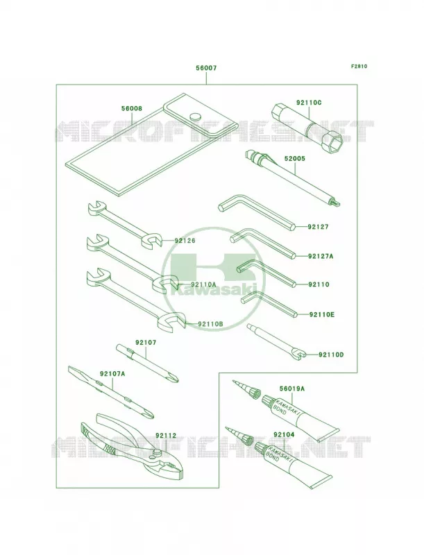 Owner's Tools Kawasaki MOTOS 1500 2003 Vulcan 1500 Drifter  VN1500-R3