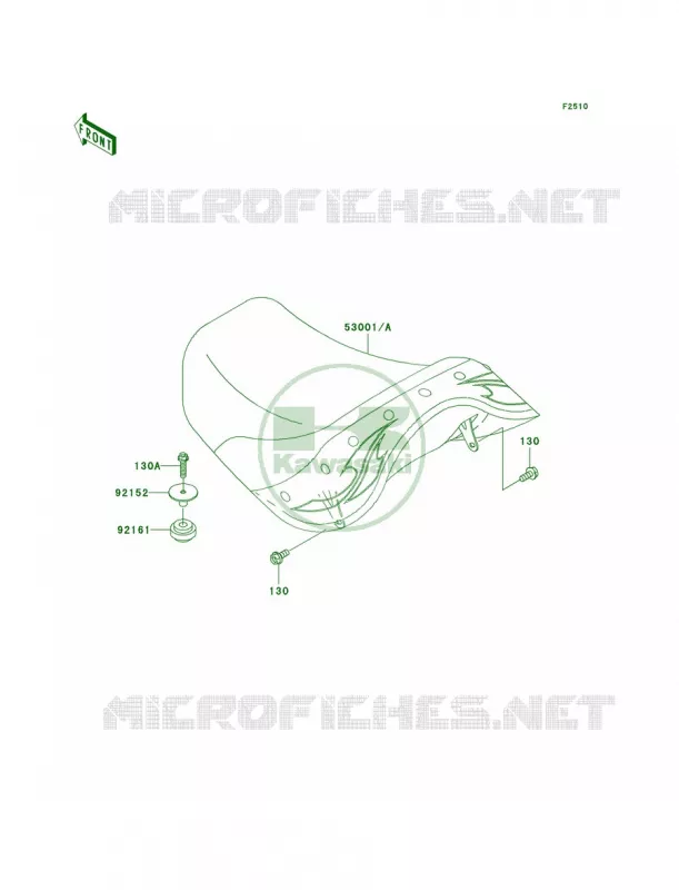 Seat Kawasaki MOTOS 1500 2003 Vulcan 1500 Drifter  VN1500-R3