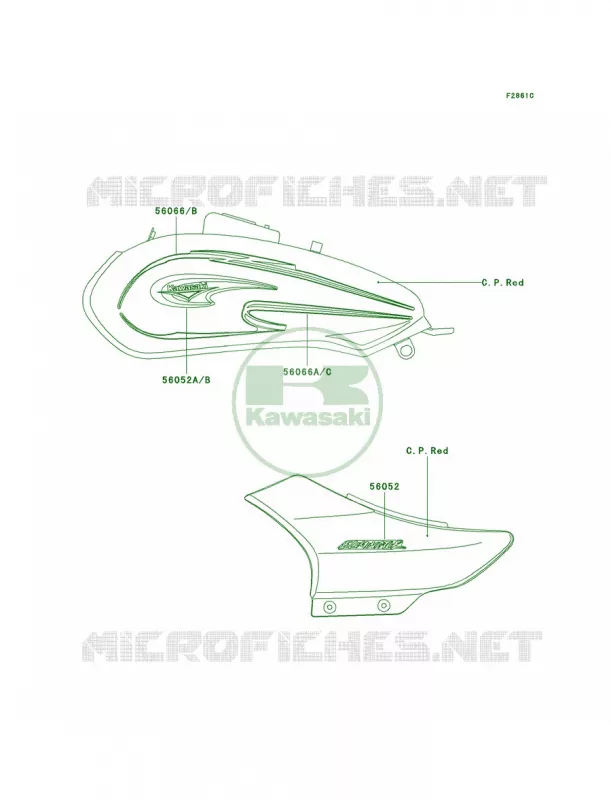 DecalsRedA7 Kawasaki MOTOS 125 2002 Eliminator 125  BN125-A5