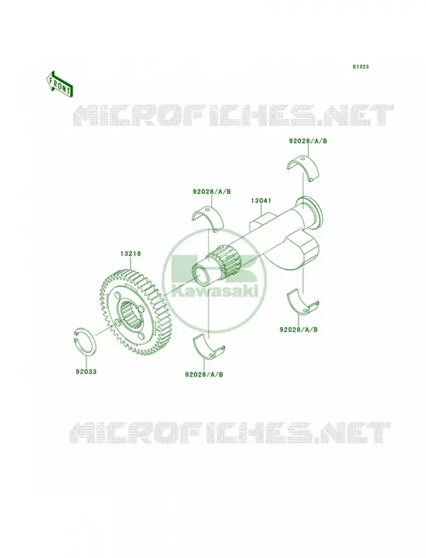 Balancer Kawasaki MOTOS 650 2002 W650  EJ650-A4
