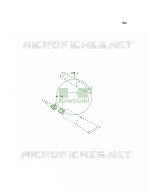 Owner's Tools Kawasaki MOTOS 110 2005 KLX110  KLX110-A4