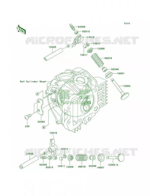Valves Kawasaki MOTOS 110 2005 KLX110  KLX110-A4