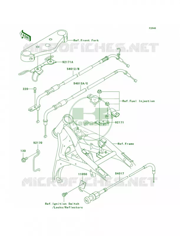 Cables Kawasaki MOTOS 1500 2002 Vulcan 1500 Drifter  VN1500-R2