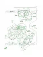 Crankcase pour Kawasaki KLX125