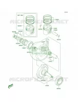 CrankshaftPistons pour Kawasaki KLX125
