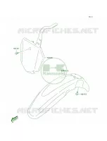 Front Fenders pour Kawasaki KLX125