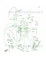 Fuel TankA1 pour Kawasaki KLX125