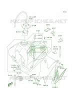 Fuel TankA2 pour Kawasaki KLX125