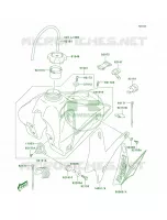 Fuel TankA3 pour Kawasaki KLX125