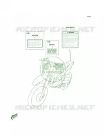 Labels pour Kawasaki KLX125