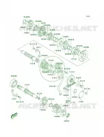 Transmission pour Kawasaki KLX125