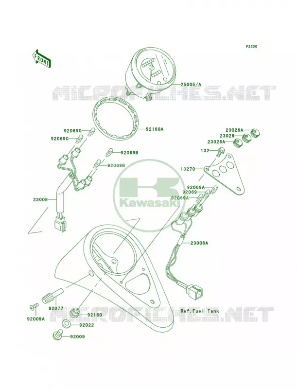 MetersVN800-B1 Kawasaki MOTOS 800 2000 Vulcan 800 Classic  VN800-B5