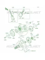 Crankshaft pour Kawasaki Vulcan 1500 Drifter
