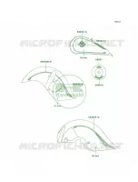 DecalsGreenVN1500 J2 pour Kawasaki Vulcan 1500 Drifter