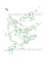 Frame Fittings pour Kawasaki Vulcan 1500 Drifter