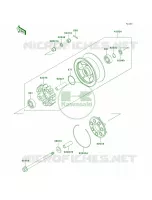 Rear WheelChain pour Kawasaki Vulcan 1500 Drifter