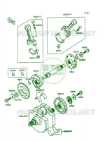 Crankshaft pour Kawasaki Vulcan 1500