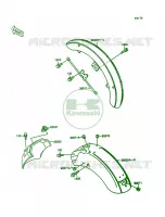 Fenders pour Kawasaki Vulcan 1500