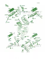Footrests pour Kawasaki Vulcan 1500