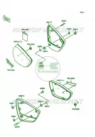 Side Covers pour Kawasaki Vulcan 1500