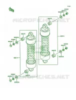 SuspensionShock Absorber pour Kawasaki Vulcan 1500