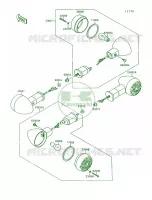 Turn Signals pour Kawasaki Vulcan 1500