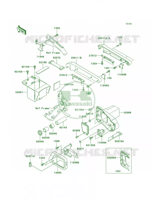 Battery Case Kawasaki MOTOS 1500 1997 Vulcan 1500 Classic  VN1500-D2