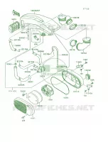 Air Cleaner pour Kawasaki Vulcan 750