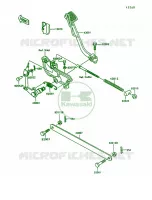 Brake PedalTorque Link pour Kawasaki Vulcan 750
