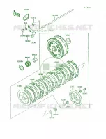 Clutch pour Kawasaki Vulcan 750