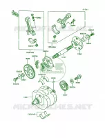 Crankshaft pour Kawasaki Vulcan 750