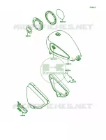 DecalsEbonySilver pour Kawasaki Vulcan 750