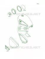 DecalsGreenBlue pour Kawasaki Vulcan 750