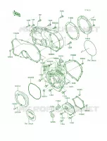 Engine Covers pour Kawasaki Vulcan 750