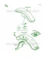 Fenders pour Kawasaki Vulcan 750