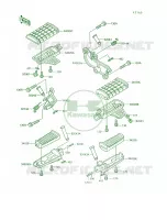 Footrests pour Kawasaki Vulcan 750