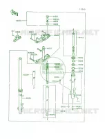 Front Fork pour Kawasaki Vulcan 750
