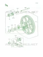 Front Wheel pour Kawasaki Vulcan 750