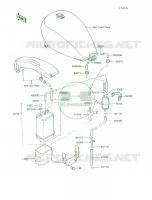 Fuel Evaporative System pour Kawasaki Vulcan 750