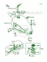 Fuel Tank pour Kawasaki Vulcan 750