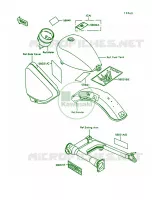 Labels pour Kawasaki Vulcan 750