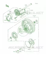 Rear WheelChain pour Kawasaki Vulcan 750