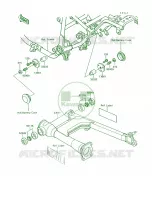 Swingarm pour Kawasaki Vulcan 750